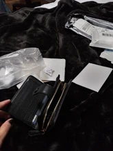 Billeteras de marca de lujo para mujer, Mini cerrojo monedero pequeño, rojo y negro, tarjetero, con cremallera, hebilla de cuero, novedad de 2021