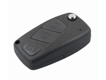 

Remote Key shell 3 buttons with blade SIP22 battery case without Transponder for Fiat Punto Panda large paragraph Ducat