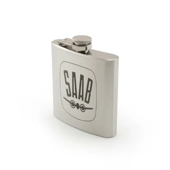 

SAAB Hip Flask Hip Flask Laser Engraved Novelty Whiskey