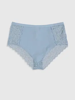 

Detailed with lace High Waist Panties