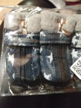 Puppy-Boots Pet-Shoes Lovely Dogs Snow Anti-Slip Zipper Winter Warm Denim Lets Casual