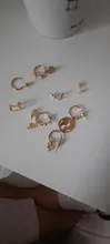 Pendiente de cartílago falso para hombre y mujer, juego de 12 unidades de Arete de hojas de oro sin perforación, Clips para las orejas, joyería