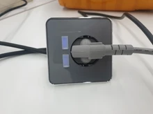 Adapter Charging-Socket Socket-Pow Glass-Panel Wall-Charger Eu-Plug Jiubei Crystal White