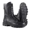 winter man ankle boots with natural fur military shoes genuine leather shoes for men army boots ► Photo 2/5