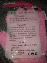 Guante Exfoliante para ducha, guantes para fregar la piel, resistente, esponja de masaje corporal, guante de baño, SPA, hidratante