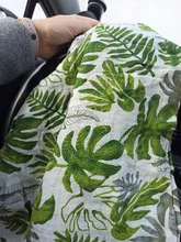 Manta de muselina para bebé, manta de gasa de algodón para recién nacido, pañal de muselina, 120x110cm