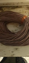 Cable de calefacción de fibra de carbono, cubierta de goma de silicona mejorada, 33 Ohm/m 3mm, 100 metros
