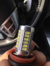 2 uds coche H8 H11 9005 LED 9006 5630 33SMD lámpara de niebla día Luz de bombilla