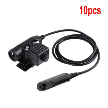 

10X Z-tactical U94 PTT Military Adapter for Motorola GP140 GP320 GP328 GP329 GP338 GP339 GP340 Walkie Talkie Headphone Micphone