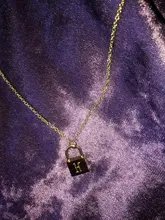 Collar de acero inoxidable chapado en oro para mujer, cadena de eslabones en O chapado en oro, regalo de cumpleaños para mujer