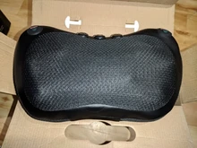 Almohada de masaje de cabeza relajante, VIBRADOR ELÉCTRICO para hombros, espalda, calefacción, terapia infrarroja, masajeador de cuello shiatsu, 8 unidades