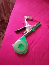 ALLSOME – Máquina para atar plantas de jardín y 10 rollos de cinta, tapenador para jardín con 10 rollos de cinta para pimienta, vegetales, verduras, frutas, plantas florales