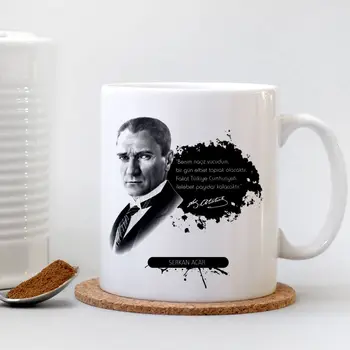 

Personalized Ataturk White Mug Cup-022