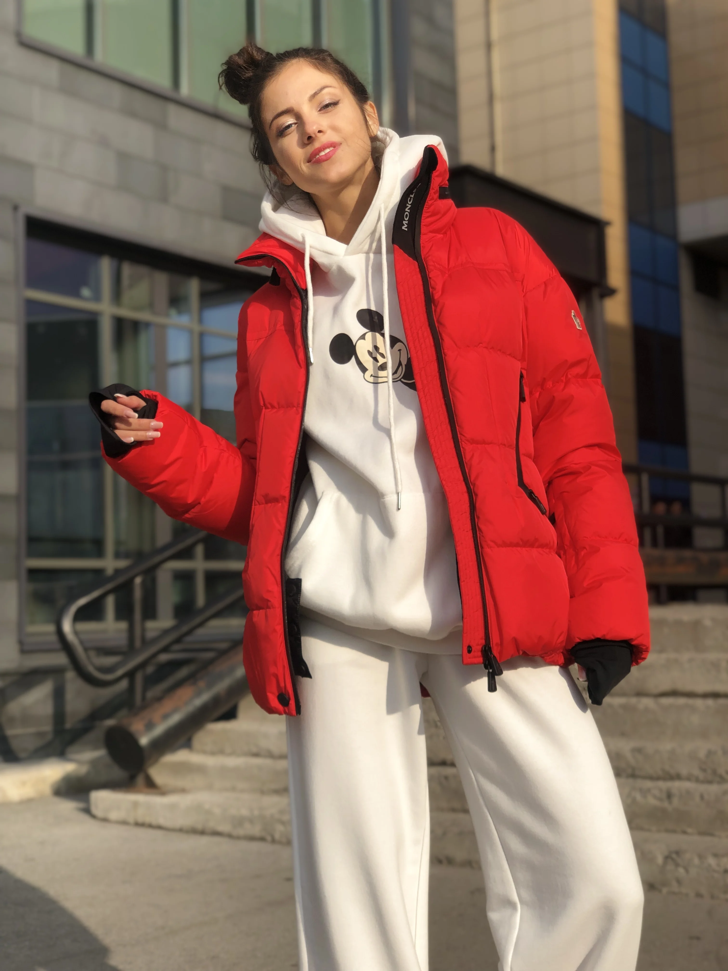 Chaqueta plumón de pato para mujer, abrigo Moncler, 100%|Abrigos de plumón| - AliExpress