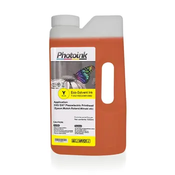 

DX5 and DX7/5113 Head for 1000 ml YELLOW YELLOW ECO SOLVENT Ink Bilboart Car Dress Exhibition Areas Original handy