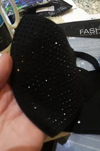 4pc brillo ostentoso diamantes cara MaskReusable boca lentejuela brillante Anti Haze a prueba de polvo máscara de protección máscara mascarillas