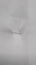 Prisma Triangular de 30x30x60mm, prismas de vidrio óptico BK7, enseñanza de física, espectro de luz refractado, arcoíris, para niños y estudiantes