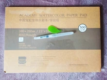 Bloc con hojas para pintura, papel artístico de 300g/m2, 100% de algodón para pintura con acuarela y bocetos