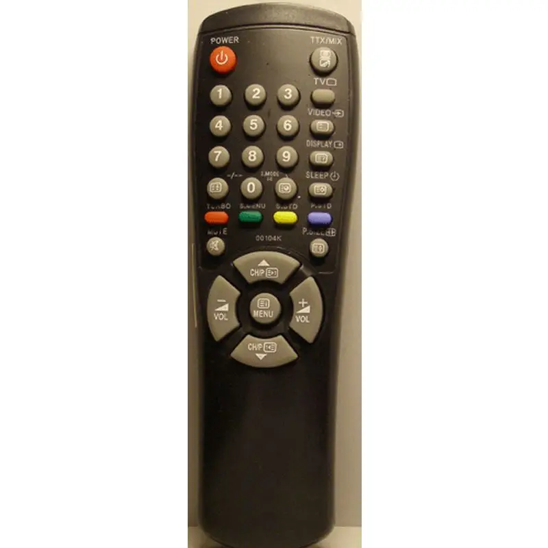 Remote Control Samsung AA59-00104K TV CS-14R1R CS-15A8 CS-2185R CS-21A0 CS-21A8 CS-21A9 CS-21AOWTQ CS-21A0WTQ CS-21K5SQ CS-25M6WTQ