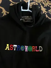 2020 TRAVIS SCOTT Astrodome Ojalá estuvieras aquí bordado Arco Iris carta hombres Sudadera con capucha para mujer de moda Hip Hop sudadera