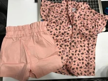 Ropa para niñas pequeñas, 2 uds., verano 2021, con estampado Floral, volantes, Bowknot, sin mangas, Tops + pantalones cortos de cintura alta