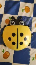 Toothbrush-Holder Rack Hanging-Organizer Suction-Cup Ladybug Bathroom-Accessories Wall-Mount