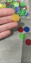 Poker-Chips Bingo-Markers Casino Plastic 4-Colors 100pcs for Fun Family Club Carnival