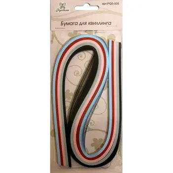 

Pq5 Quilling paper, 5mm, pack/100 pcs, & GE; (005 assorted)