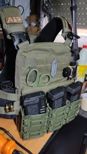 Bolsa de revista táctica Molle para Ar15 M4 5,56 7,62 9mm escorpión rápido Mag de liberación rápida Mag TPR funda con cubierta caja de engranaje de caza