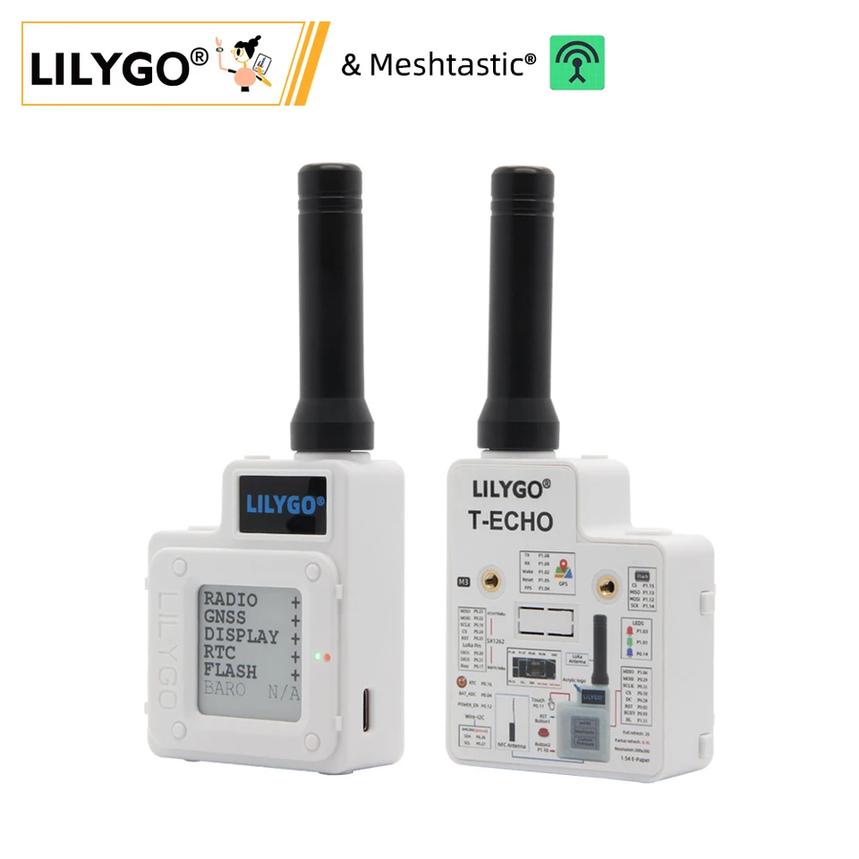 【新品未使用】LILYGO TTGO SotfRF T-Echo 915mhz Amazon.com: LILYGO T-Echo Meshtastic LoRa SX1262 Wireless