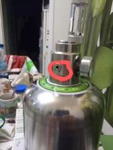 Kit de sistema generador de CO2 para acuario, cilindro generador de co2 de acero inoxidable, Kit de Reactor de dióxido de carbono para plantas