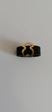 Oso de acero de titanio anillo hueco de malla de anillo individual alto calidad oso anillo para mujer Tricolor al por mayor venta al por mayor nuevo DisgnHot