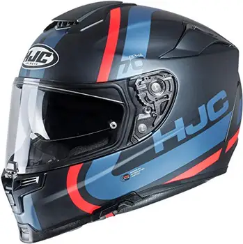 

HJC NC helmet per Moto, male, black/blue, M