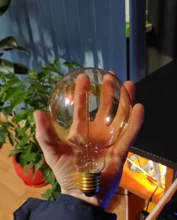 Spiral-Lamp Light-Bulb Filament Ampoule G95 T45 E27 Incandescent Retro Vintage G80 ST64