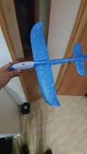 Lanzamiento de avión de espuma para niños, modelo de avión planeador, modelo de avión de espuma para exteriores, juguete educativo artesanal, modelo avión