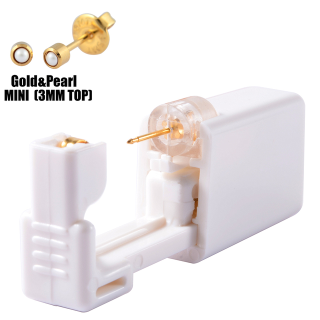 Disposable Self Ear Piercing Gun Sterile Cartilage Tragus Helix Piercing Unit NO PAIN Piercer Tool Machine Kit With Stud