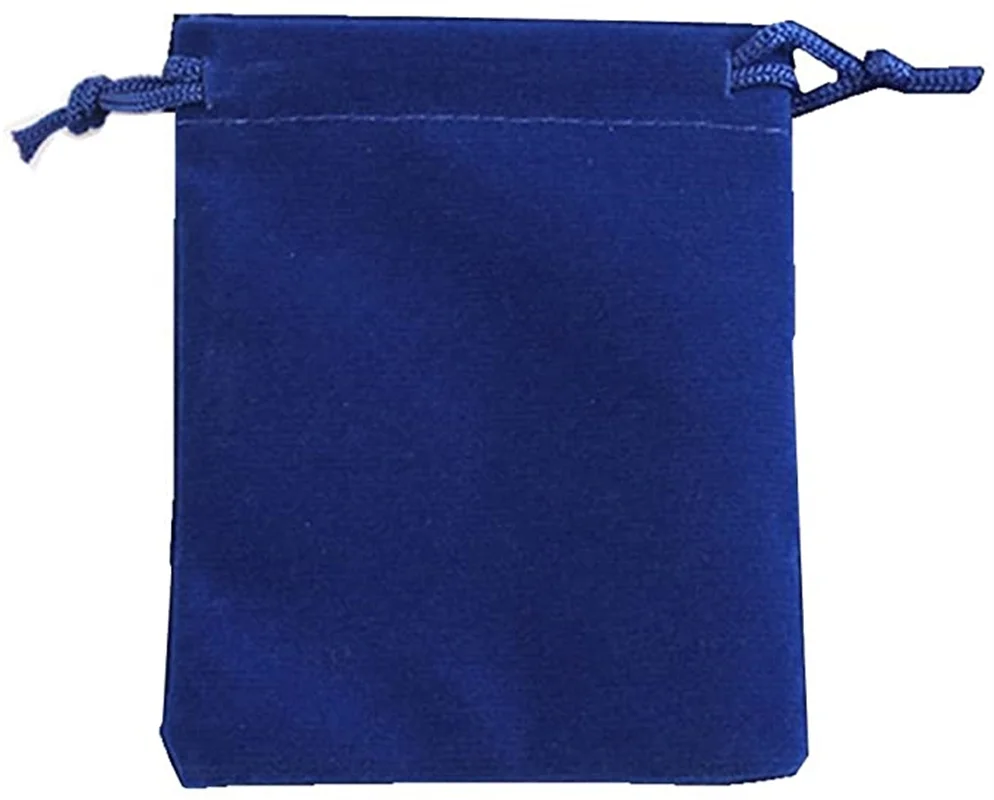 SheepSew 50 Pieces Wholesale Lot - Black Velvet Cloth Jewelry Pouches/Drawstring Bags,Party Wedding Favors Bags