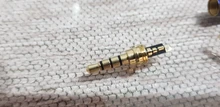 Conector de Audio de 3,5mm de alta calidad, adaptador de auriculares chapado en oro de 4 polos para auriculares estéreo DIY/auriculares de reparación