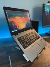 Soporte portátil plegable de aluminio para ordenador, Base de aluminio para Macbook Pro, soporte ajustable para Notebook, tableta, PC