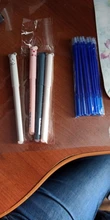 20 piezas bolígrafo borrable recargable 0,35mm azul/negro tinta magia bolígrafo borrable recargable estudiantes de escritura de regalo de pluma artículos de papelería para estudiantes