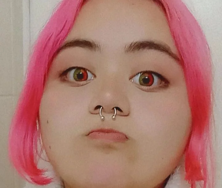 2st/par Cosplay Färg Kontaktlinser för ögon Anime Tillbehör Orange Rosa Grön regnbågslins Pupilentes