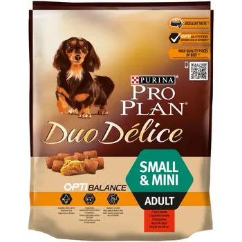 

Pro Plan duo délice for dogs small and dwarf breeds, beef and rice, 2,5 kg
