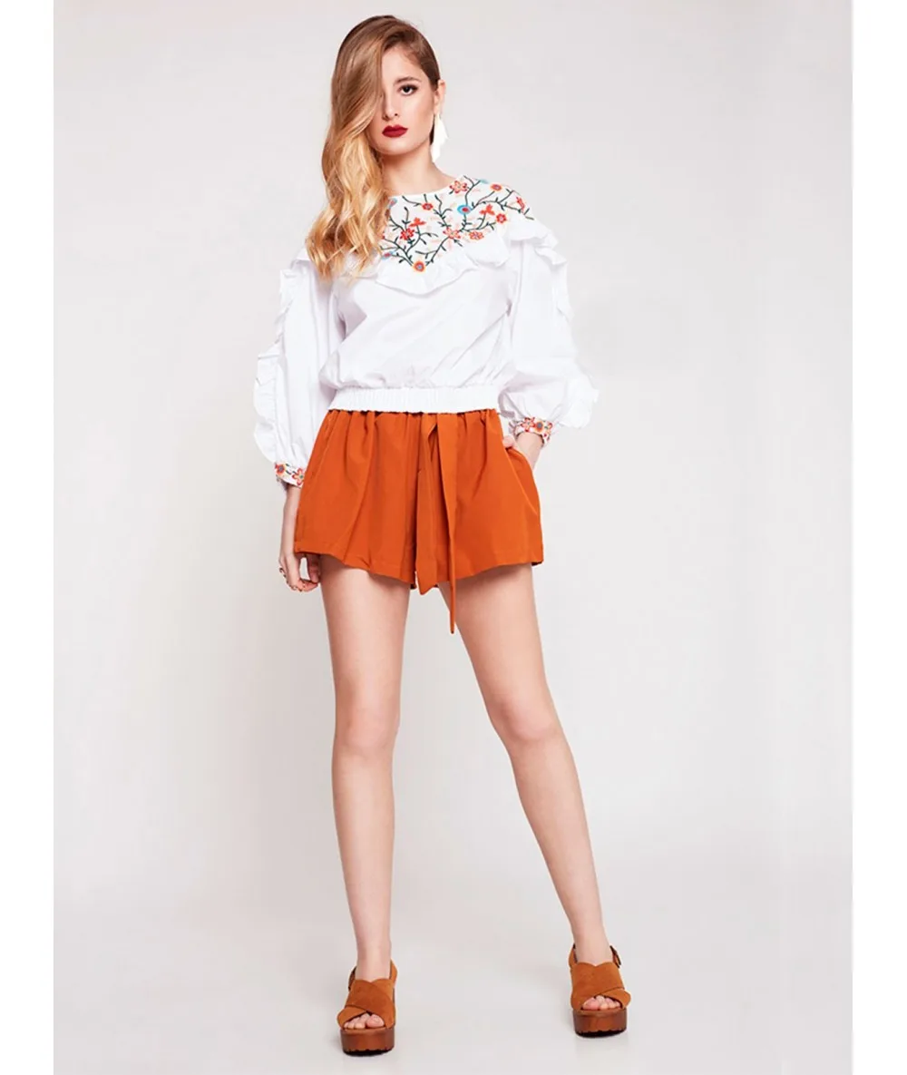 BLOUSE WITH HATS And wheels steering long sleeve women blouses Women's shirt blouse Women woman Vogue 2020 Women's shirts