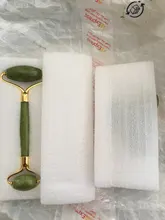 Rodillo de Jade Xiuyu Gua sha de piedra Natural, tablero raspador Guasha, conjunto de cuarzo, herramienta de masaje Facial, Estiramiento Facial, masajeador antiarrugas Delgado