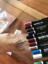 MENOW 12 unids/set impermeable maquillaje de lápiz de ojos Lápiz Delineador de ojos lápiz de ojos impermeable belleza Lápiz Delineador de ojos delineador de ojos lápiz cosméticos