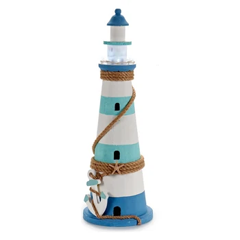 

Decorative Figure Wood (18 x 53 x 18 cm) LED Lights