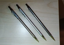 JIANWU-Conjunto de lápices mecánicos de 0,5mm y 0,7mm con textura de metal, Set de 3 unidades, material plástico para oficina