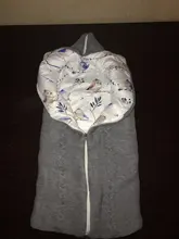 Saco de dormir para bebé, saco de dormir para cochecito de bebé, sólido, grueso, cálido, envolvente para recién nacido, manta de punto de 75x35cm