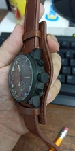 CURREN-Reloj deportivo estilo militar de cuarzo para hombre, cronógrafo con fecha y correa de cuero, marca superior de lujo, negocios, regalo, 8225