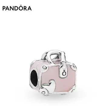 

Pandora charm silver 925 original "Pink travel bag"